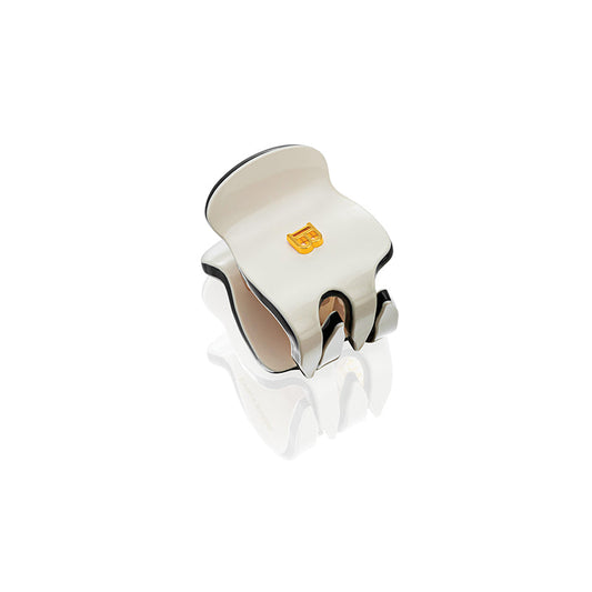 Balmain Acetate Pince a Cheveux White / Black