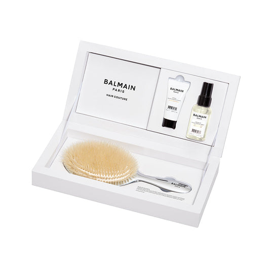 Balmain Silver Spa Brush Set Limited Edition 限量版銀按摩梳套裝