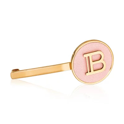 Balmain Limited Edition 18K Hair Slides - Pastel Pink
