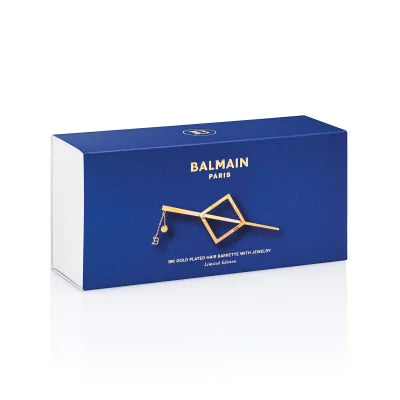 Balmain Limited Edition Barrette Pour Cheveux Jewelery Gold 限量版珠寶18K鍍金髮簪