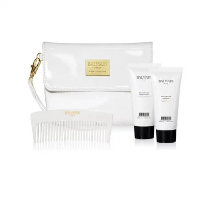Balmain Limited Edition Cosmetic Bag-White