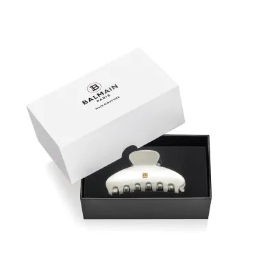 Balmain Pince cheveux Small White